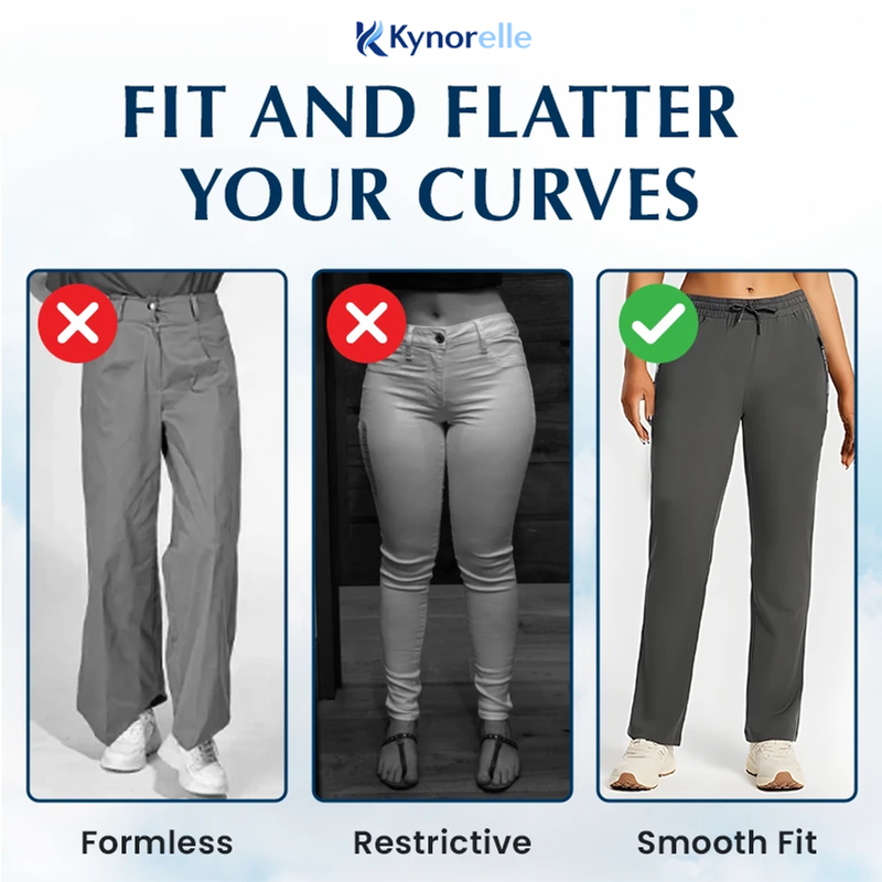 Women's Ultra Stretch Ice Silk Comfort Casual Pants 📢 HOT DEAL 50% OFF ⏰