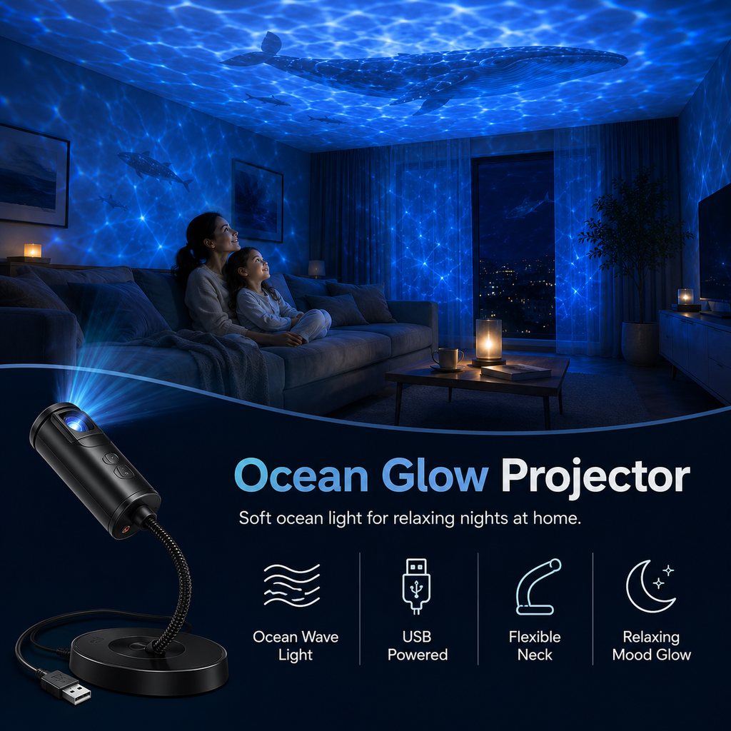 ✨ Plug-and-Play HD Star Projector